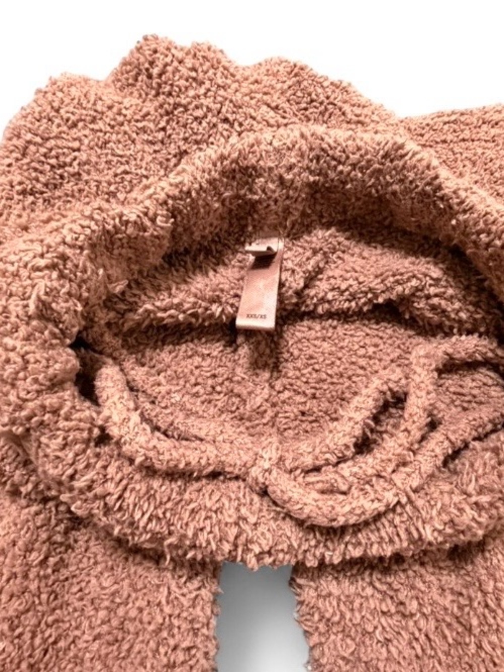 SKIMS Cozy Knit Joggers XXS/XS Camel Rare Discontinued Bouclé Lounge Pants Luxe - Picture 6 of 9